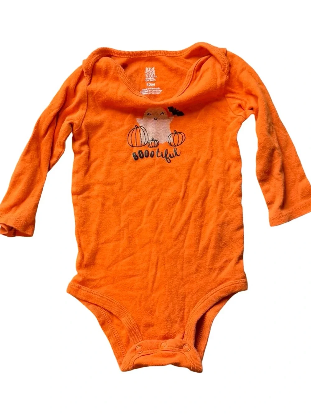Carter's Orange Halloween 